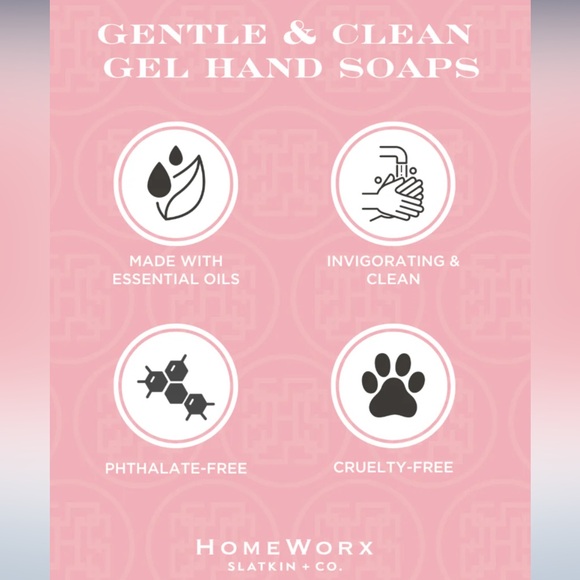 SLATKIN + CO RASPBERRY COCONUT CAKE GEL HAND SOAP 22 FL oz /650 ML - Picture 3 of 3